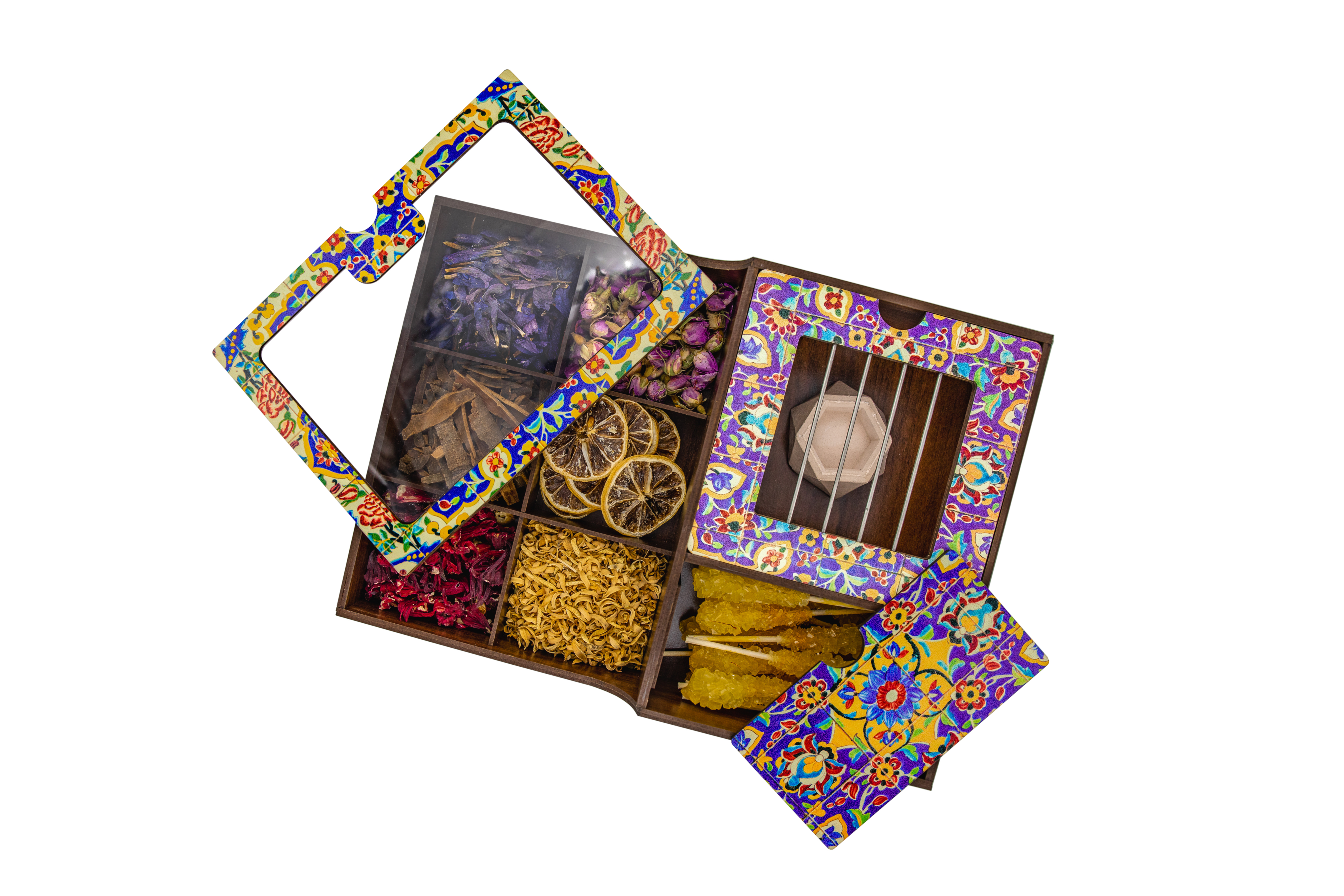 Teebox mit Stövchen