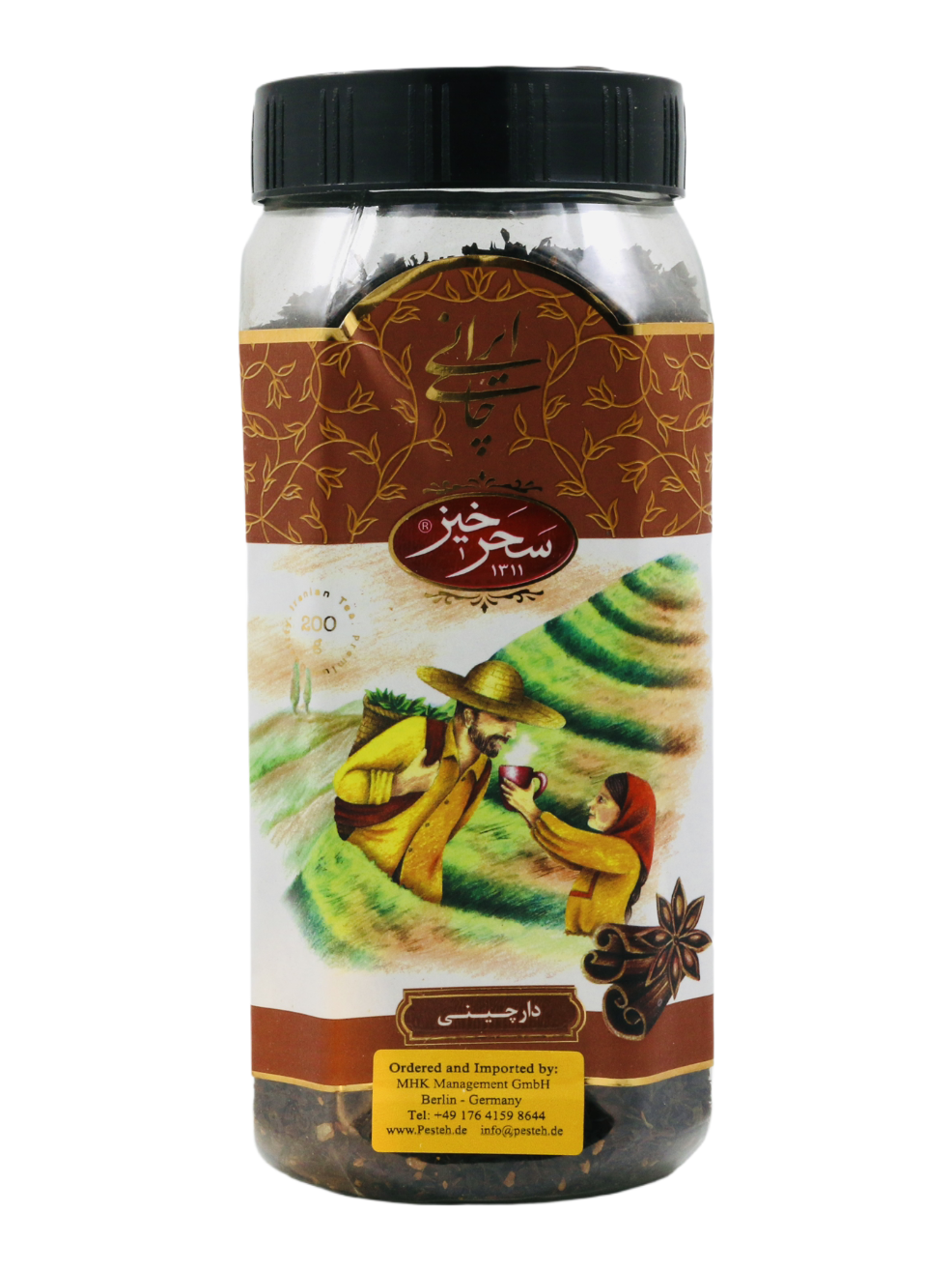 Schwarztee mit Zimt - Saharkhiz