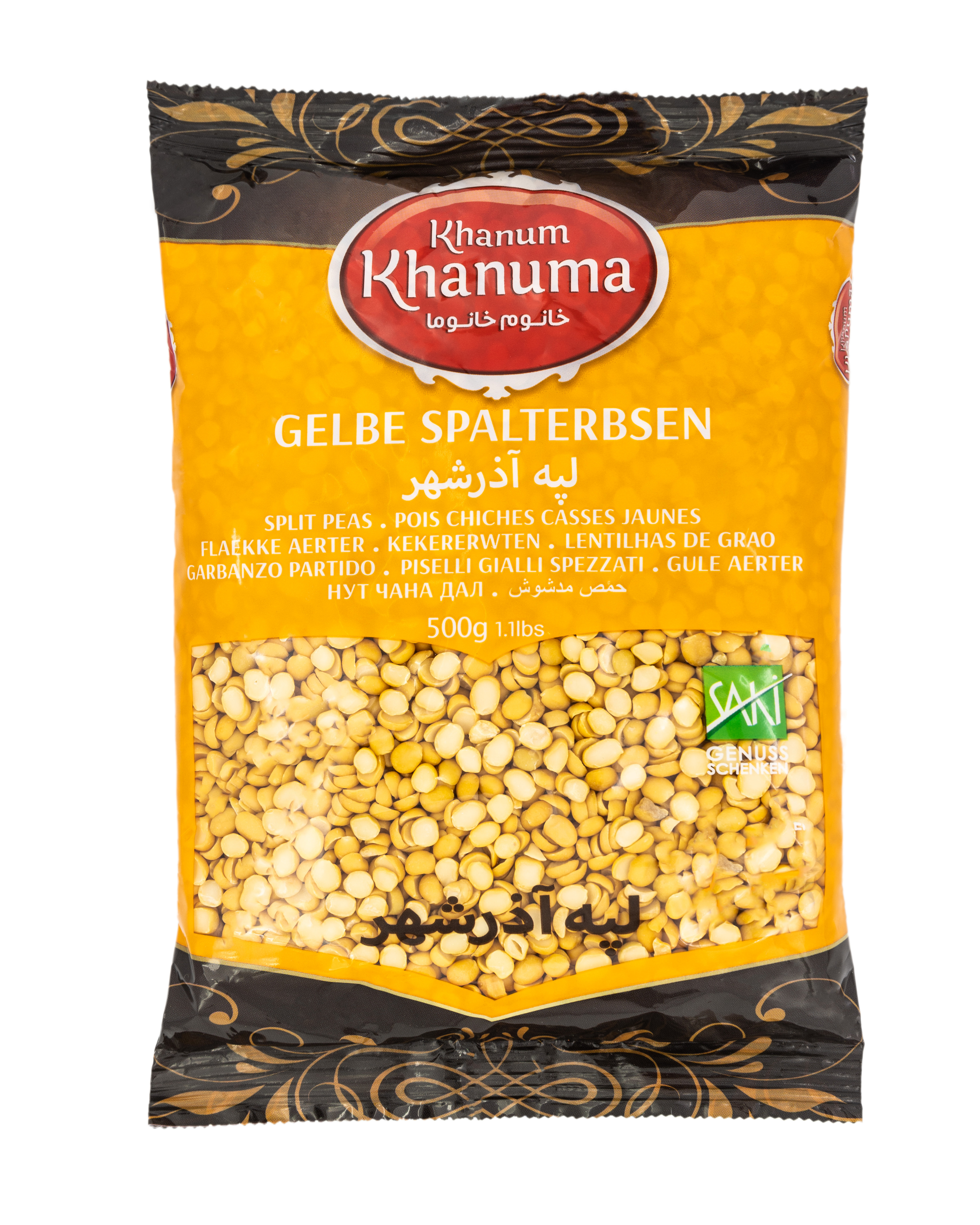Halbkichererbsen Khanum 500gr. - Lapeh