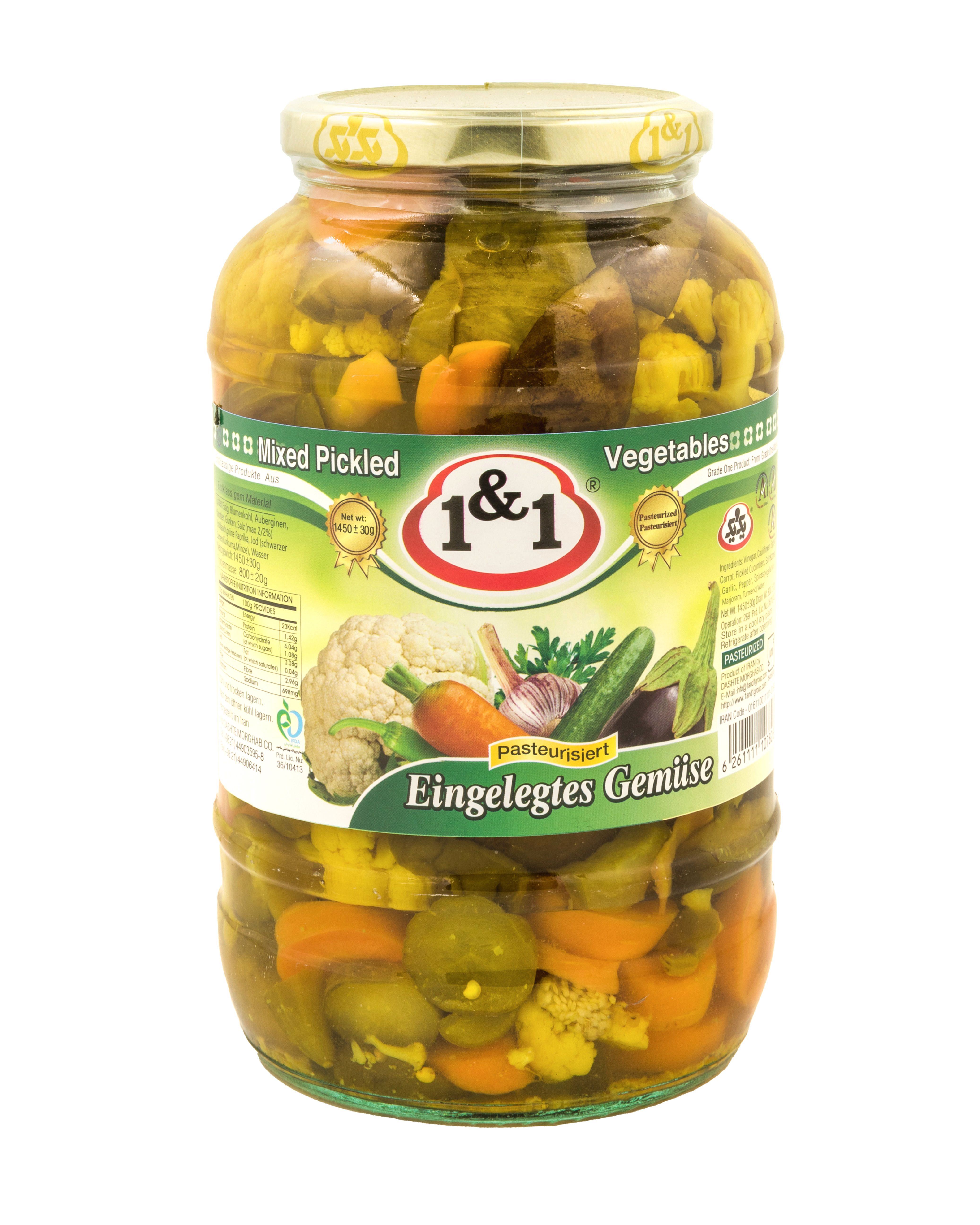 Eingelegtes Gemüse "Makhlut" 1,5KG
