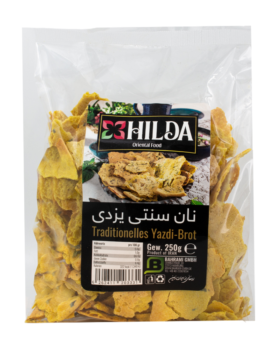 Knäckebrot Yazdi - 250gr.
