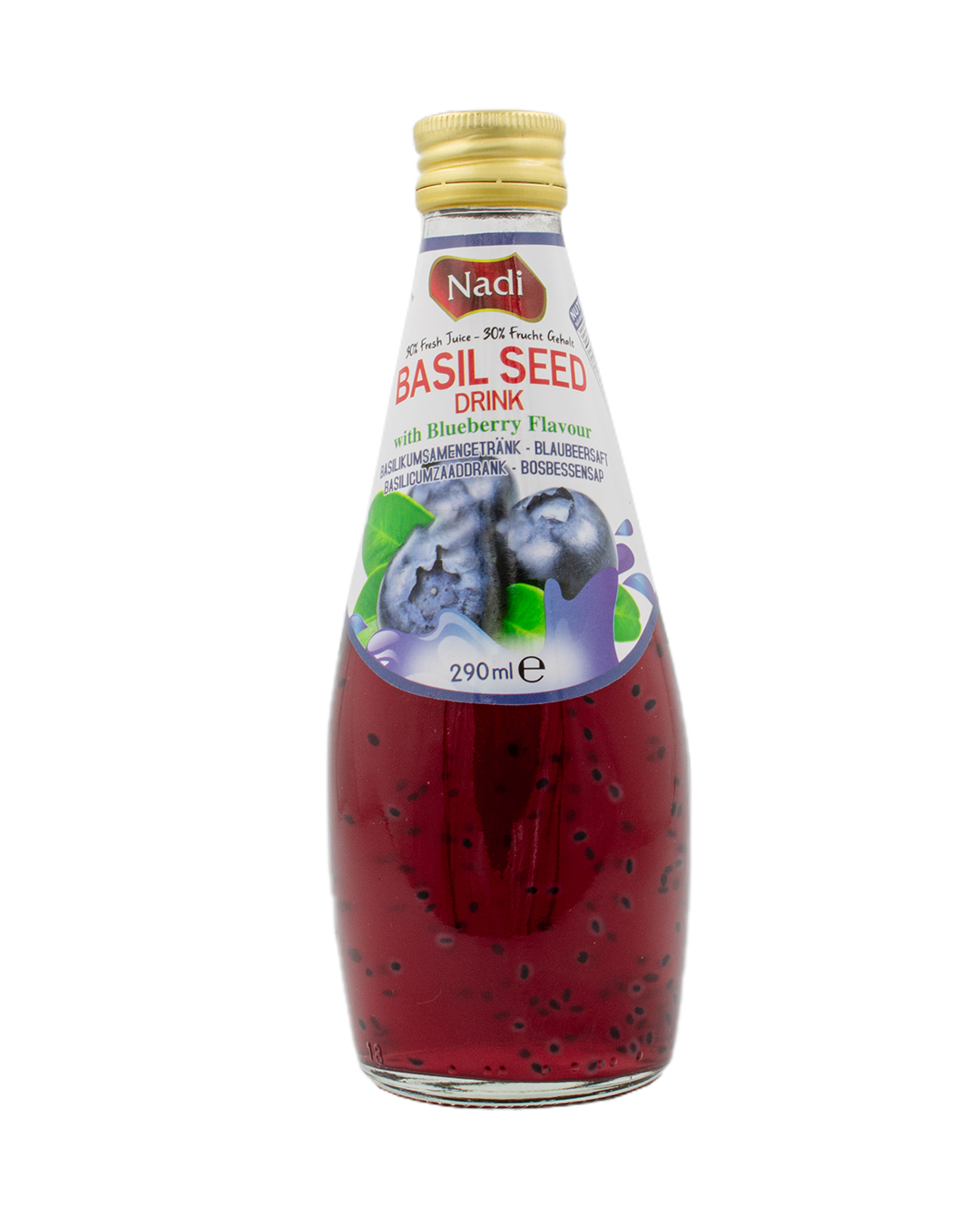 Basilikumsaft Blaubeeren - Nadi
