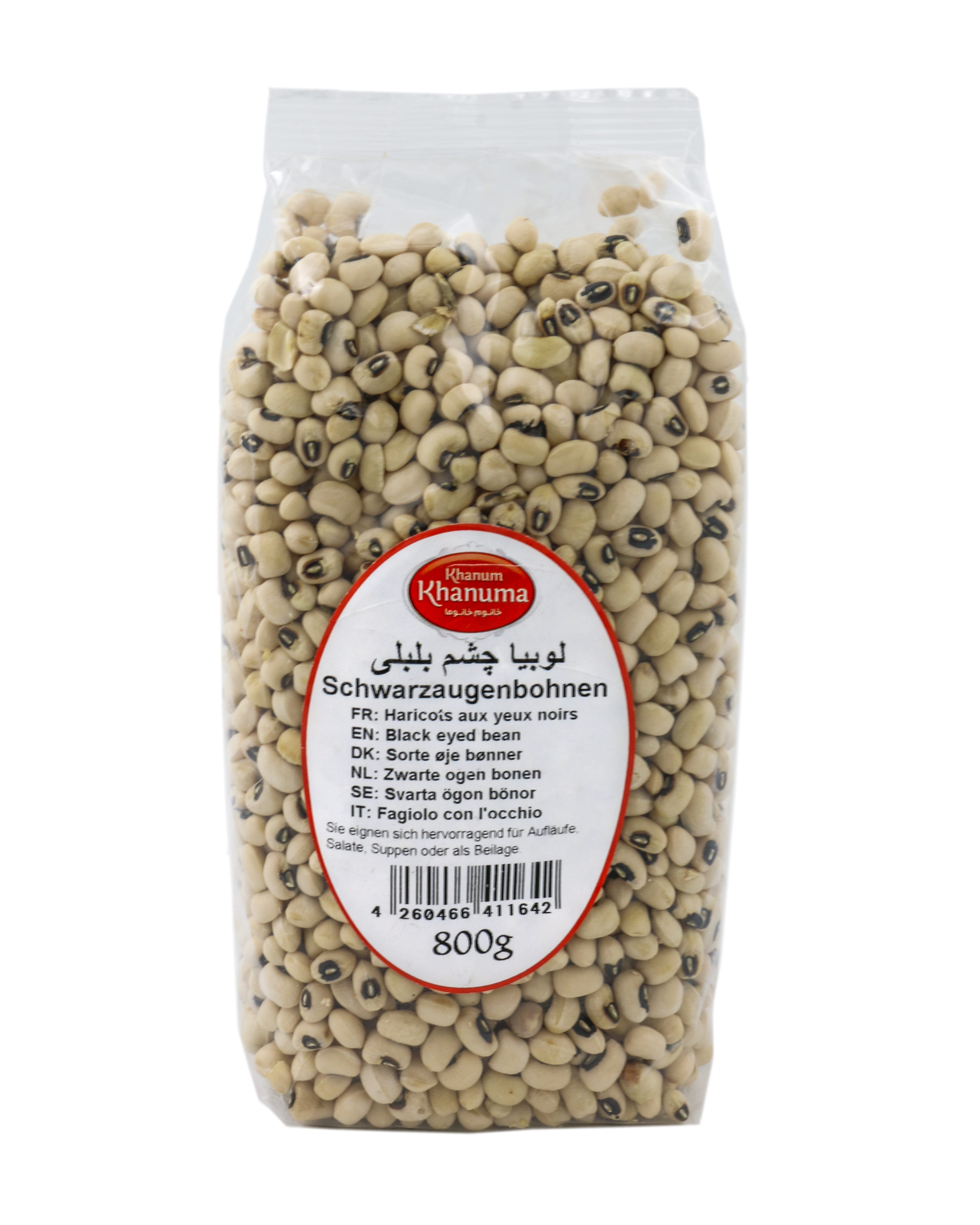 Schwarzaugenbohnen Khanum 800gr - Cheshm Bolboli