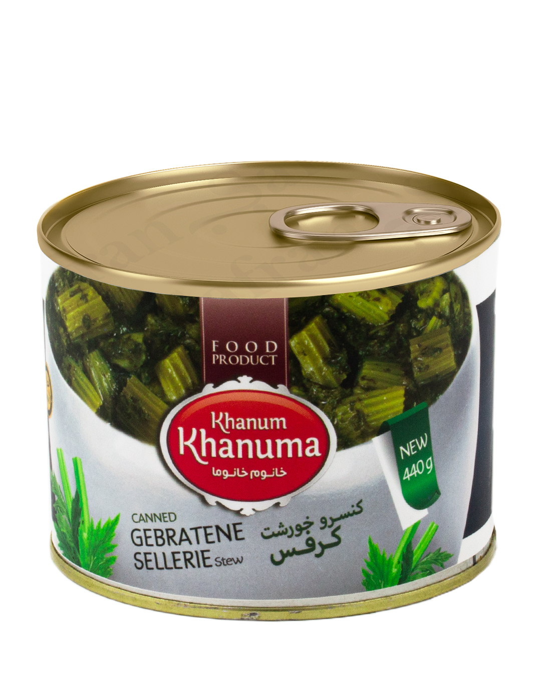 Gebratene Sellerie Eintopf - Khanum Khanuma