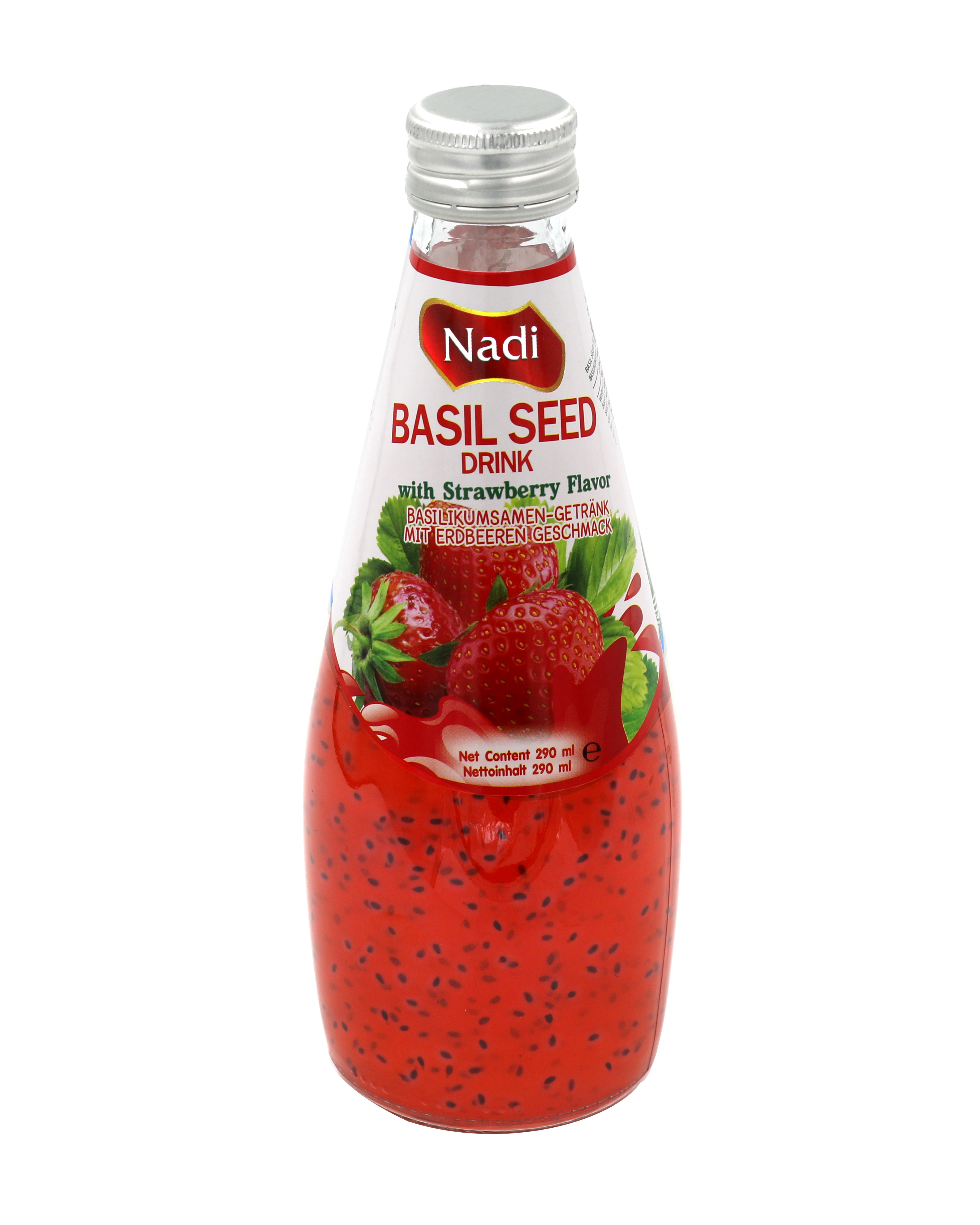 Basilikumsaft Erdbeeren - Nadi