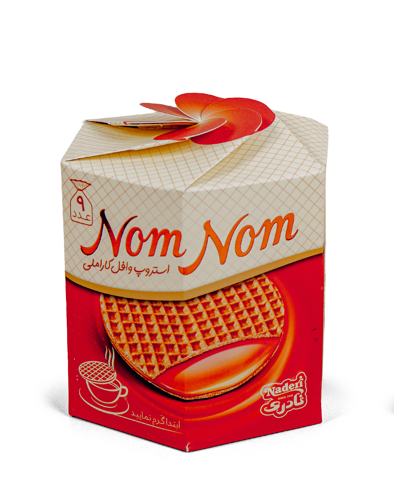Waffel mit Karamellfüllung Nom Nom - Naderi